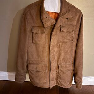 Robert Graham Brown Suede Military Jacket